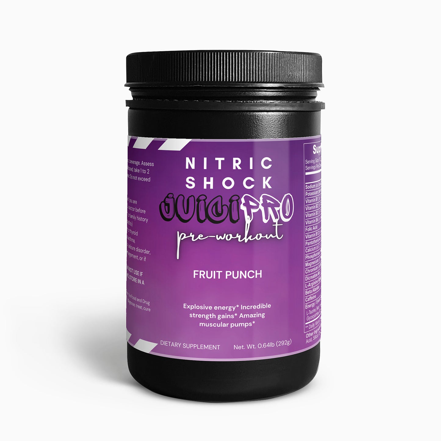 Nitric Shock Pre-Workout Powder (Fruit Punch)