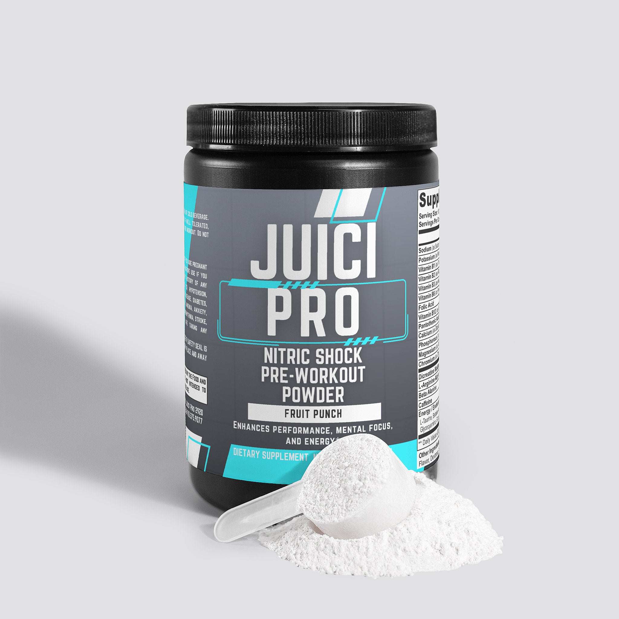 Nitric Shock Pre-Workout Powder (Fruit Punch)